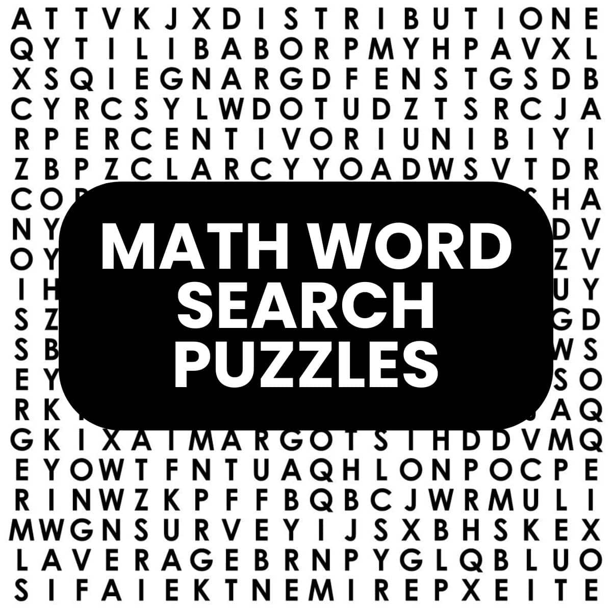 math word search puzzles - free printable pdfs.