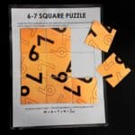 6-7 square edge matching logic puzzle.