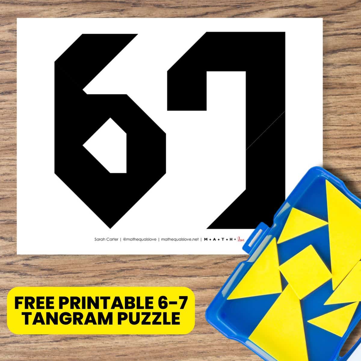6-7 tangram puzzles free printable pdf.