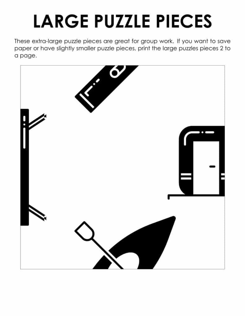 jumbo version of camping puzzle.