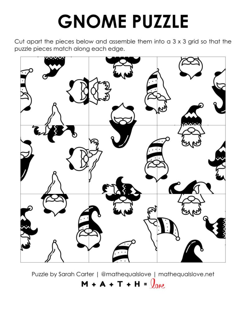 gnome edge matching puzzle.