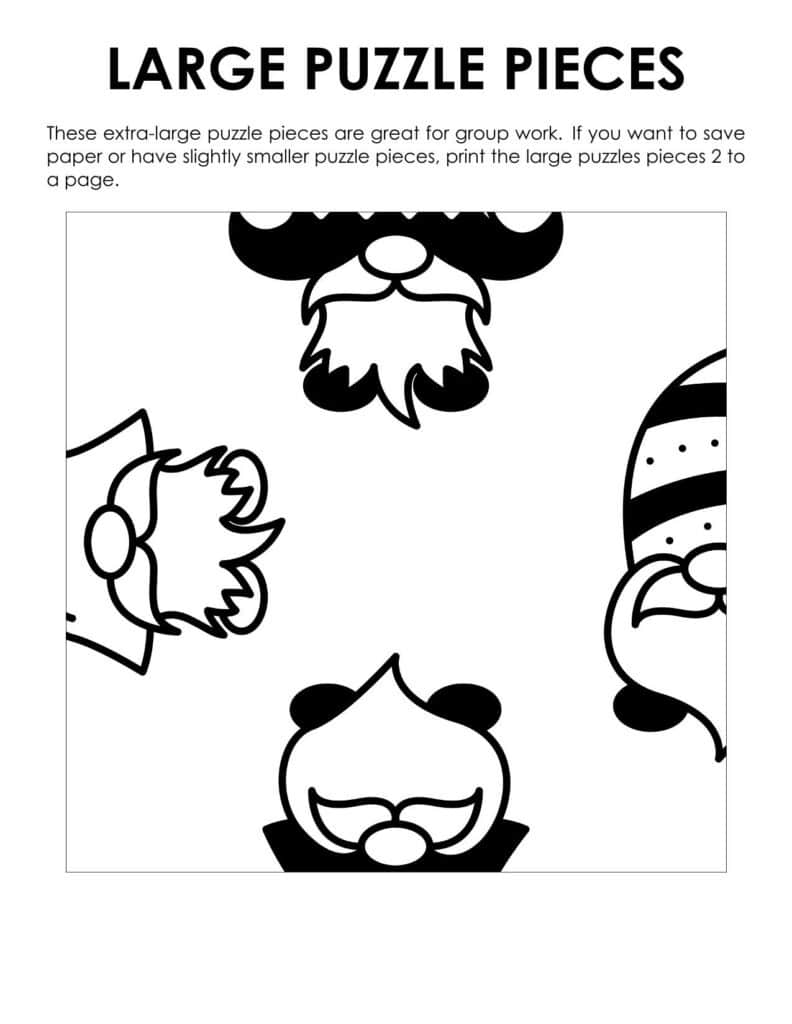 jumbo version of gnome edge matching puzzle.