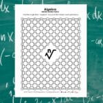 algebra hidden word puzzle.