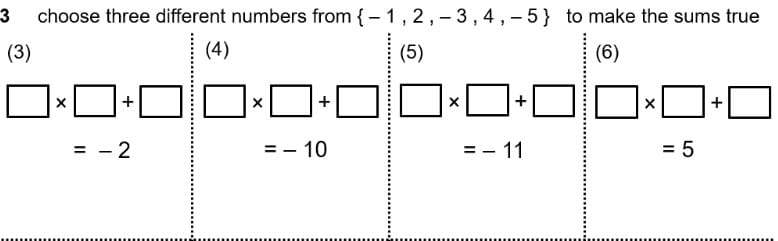 close up of don steward integer puzzles. 
