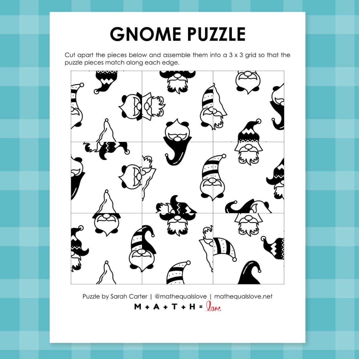 gnome edge matching puzzle.