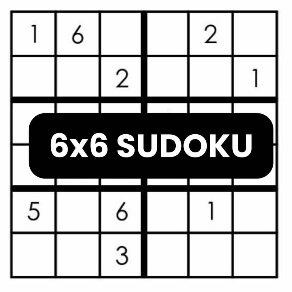 6x6 sudoku puzzles free printable pdf. 