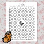 butterfly hidden word puzzle.