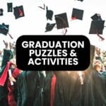 graduation puzzles and activities.