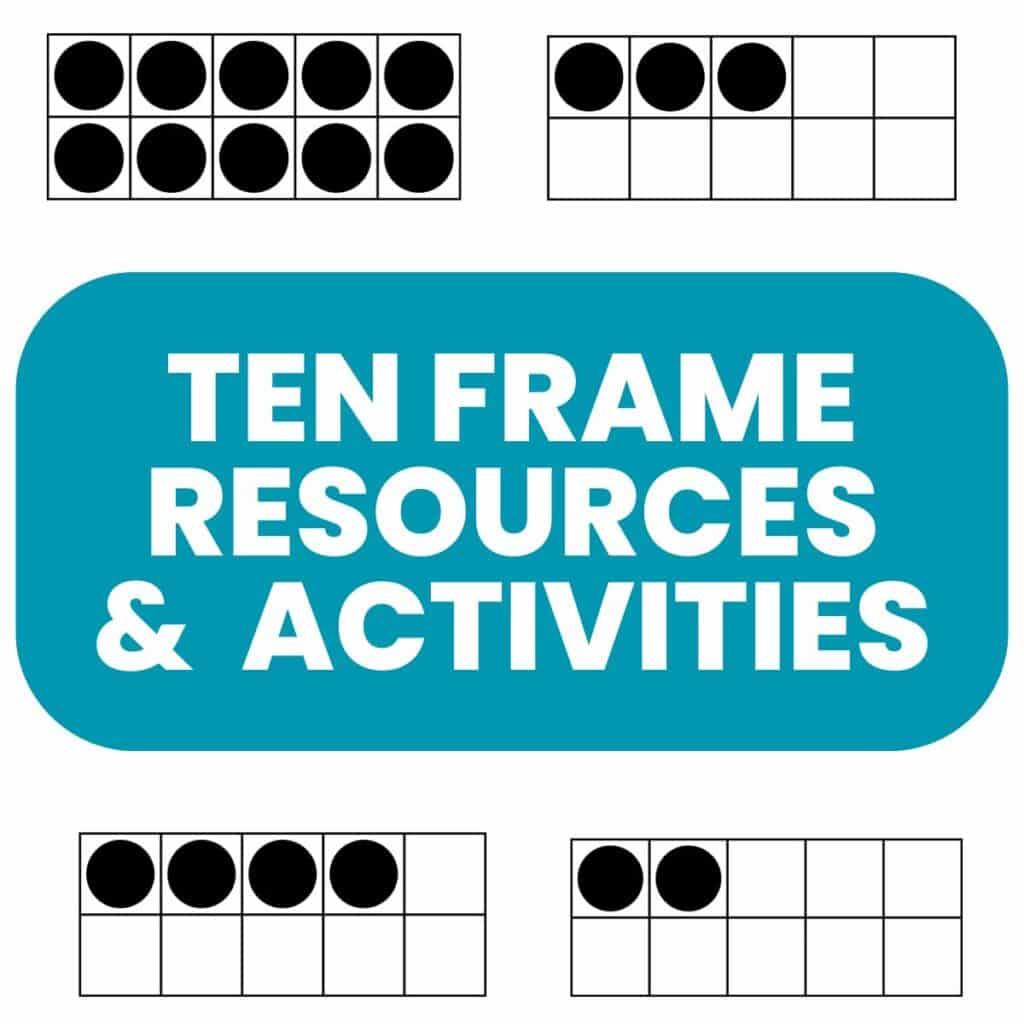 free printable ten frame resources and activities.