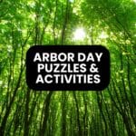 arbor day puzzles and activities.