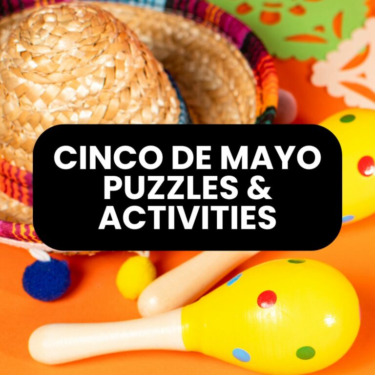 cinco de mayo puzzles and activities.