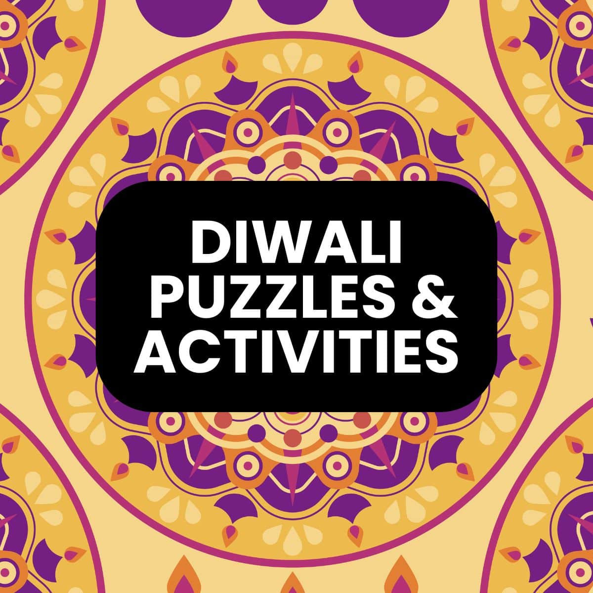 free printable diwali puzzles and activities.