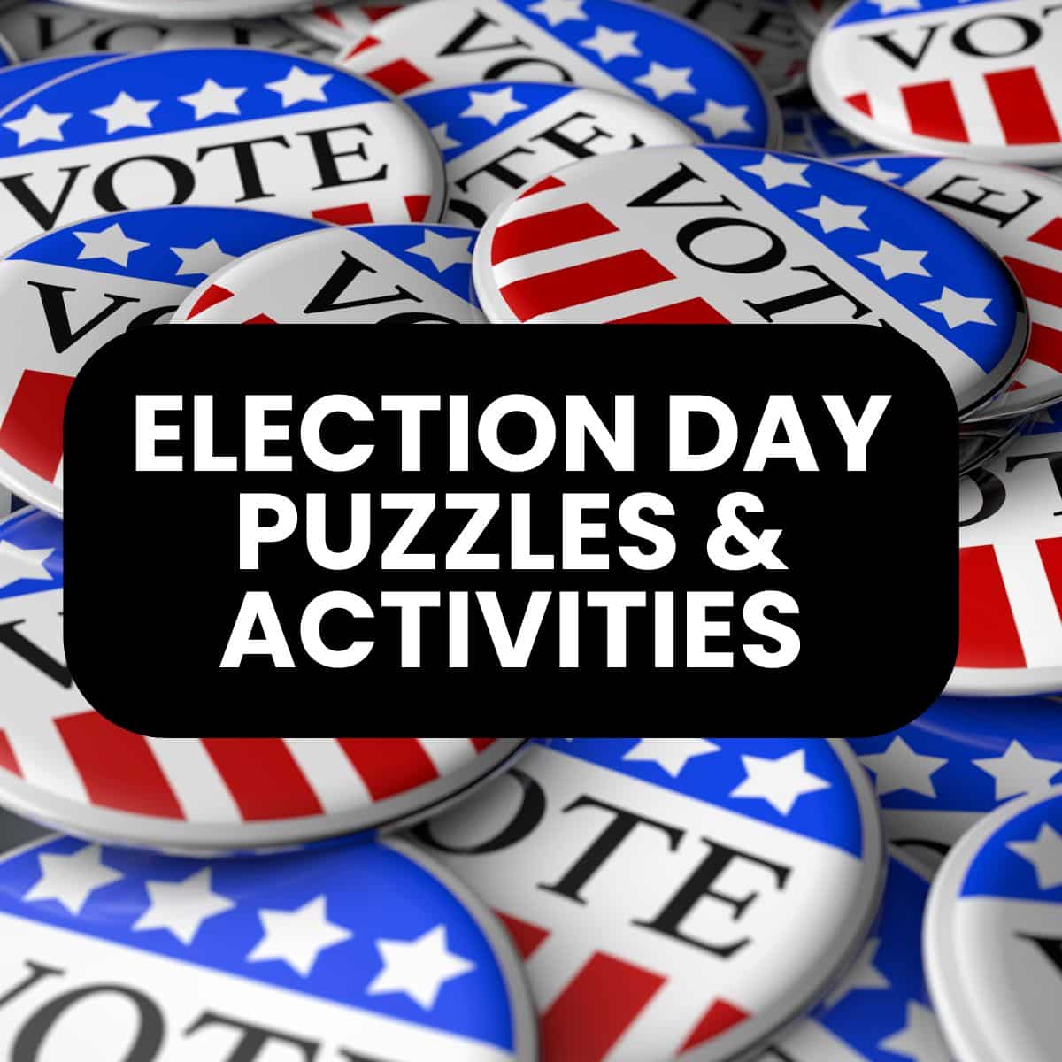 election day puzzles and activities.
