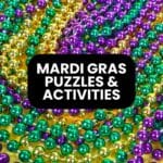 mardi gras logic puzzles and activities.