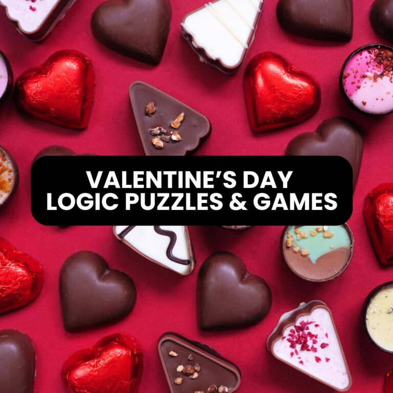 valentine's day logic puzzles and games.