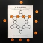 26 star puzzle from henry ernest dudeney.