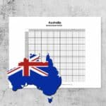 australia nonogram puzzle.