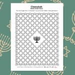 chanukah hidden word puzzle.