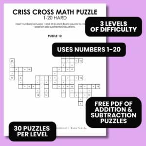 Addition Puzzles Collection | Math = Love