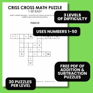 Addition Puzzles Collection | Math = Love