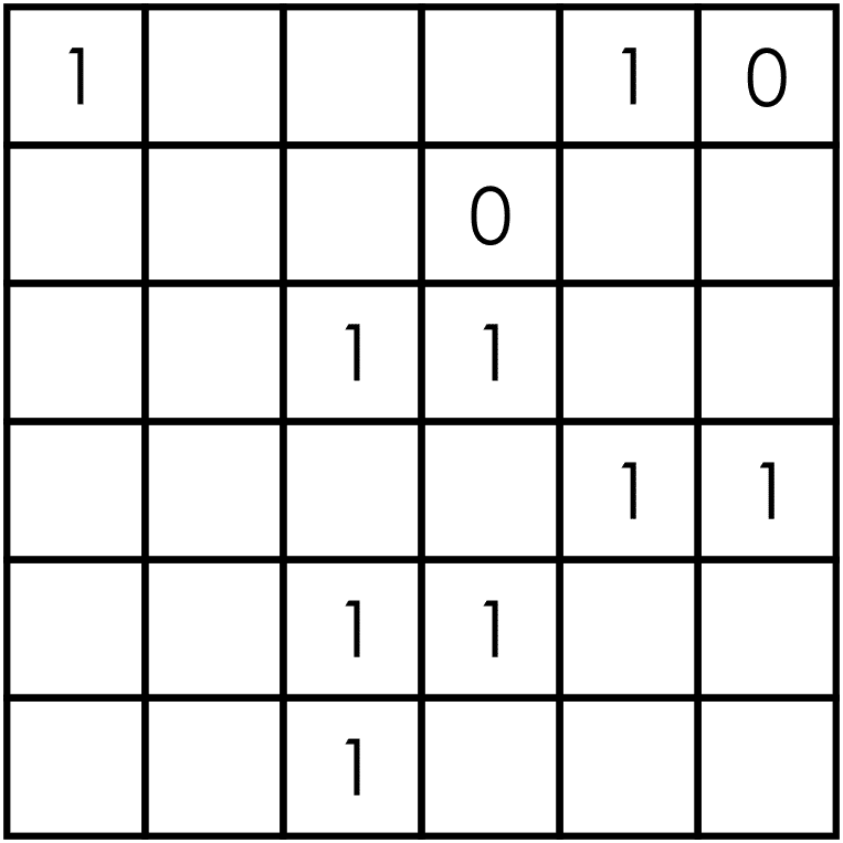 sample binary logic puzzle.