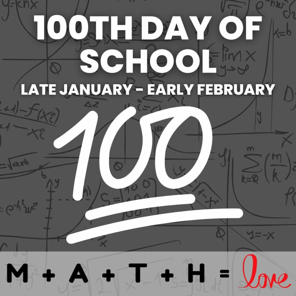 100th day of school celebration for the classroom.