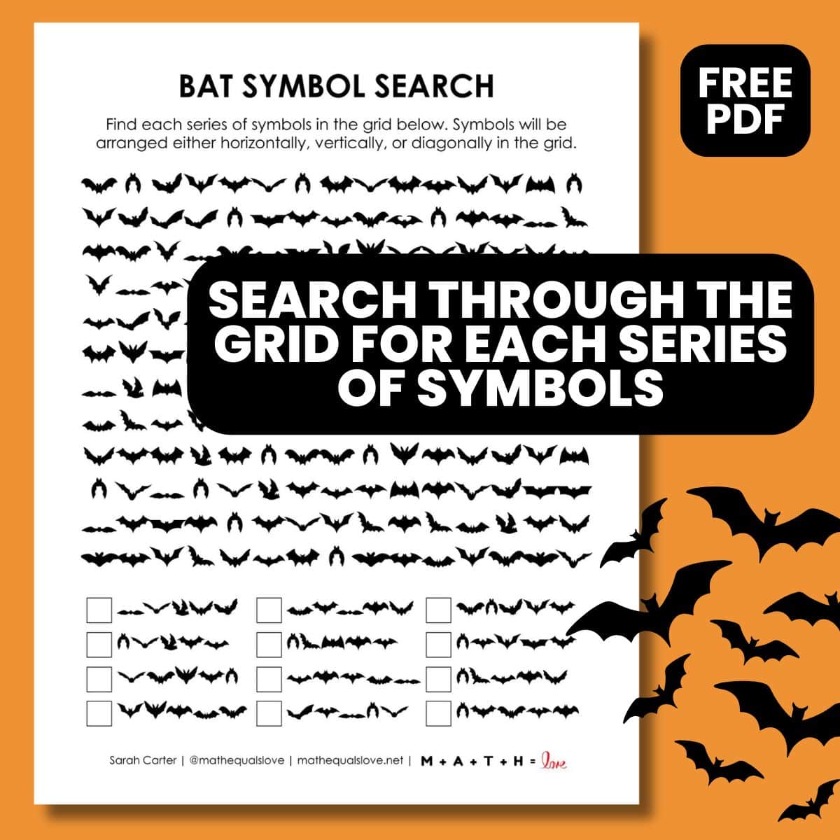 bat symbol search puzzle for halloween.