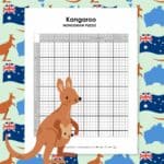 kangaroo nonogram puzzle.