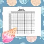 seashell nonogram puzzle.