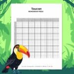 toucan nonogram puzzle.