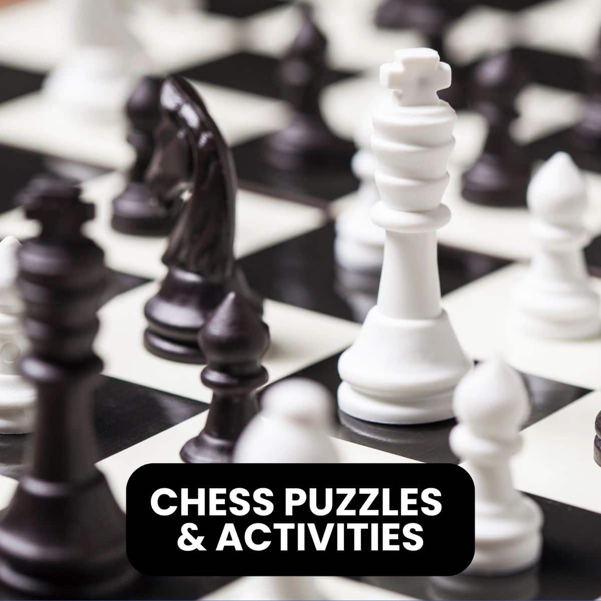 chess logic puzzles and activities for the classroom.
