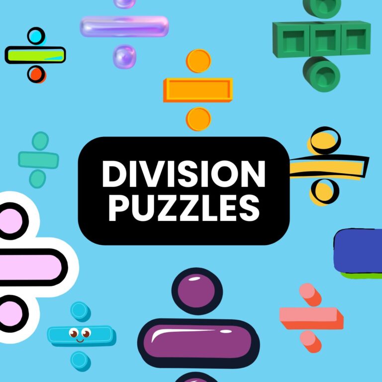 Division Puzzles | Math = Love
