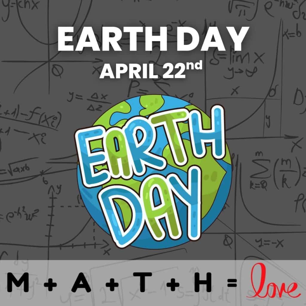 earth day science holiday april 22nd.