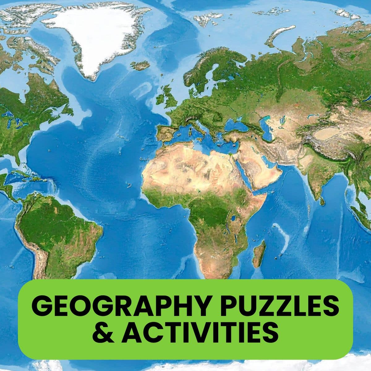 Geography Puzzles and Activities | Math = Love