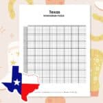 texas nonogram logic puzzle.