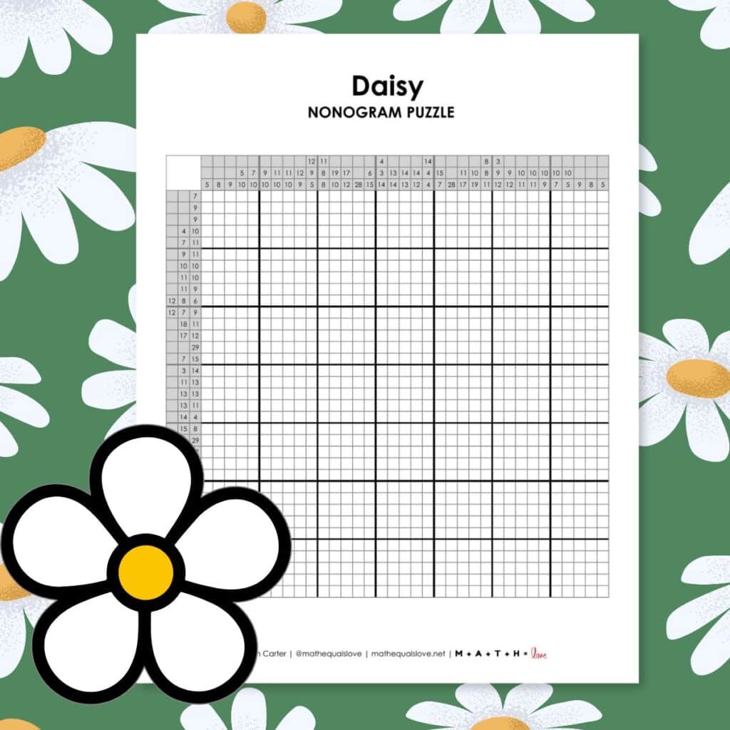 daisy nonogram puzzle pdf.