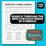 earth day symbol search puzzle.