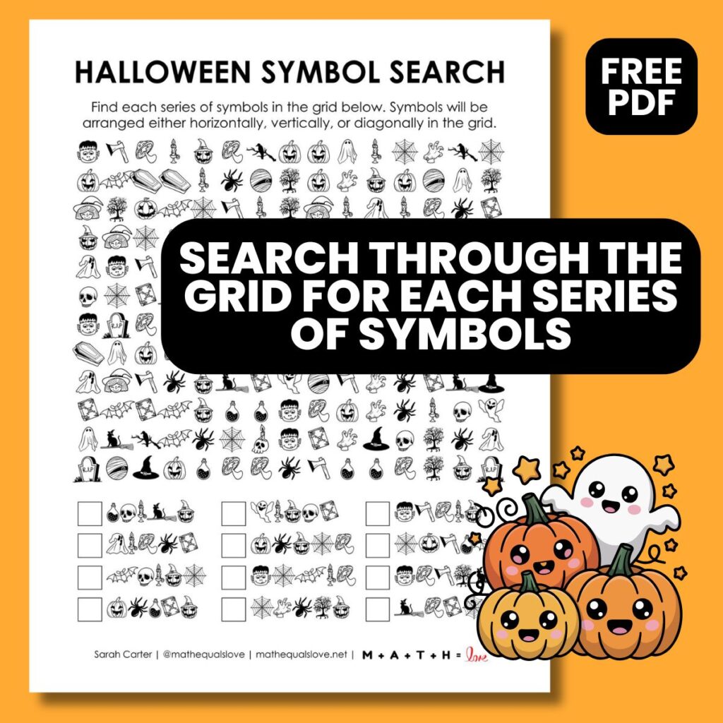 halloween symbol search puzzle.