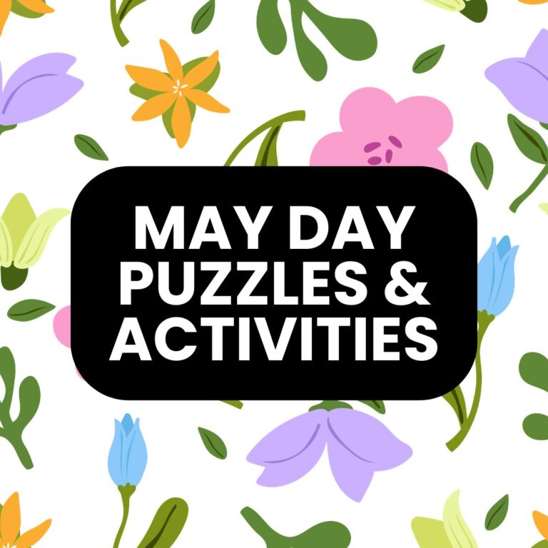 May Day Puzzles and Activities | Math = Love