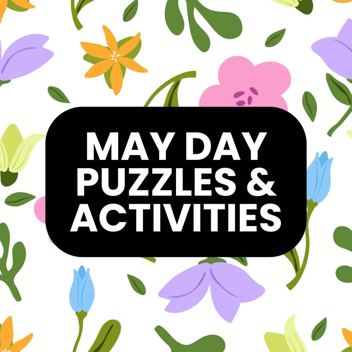 may day puzzles and activities for the classroom with free printable pdf files.