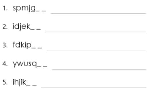 alphabet patterns example puzzle.