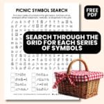 picnic symbol search puzzle.