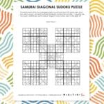 samurai diagonal sudoku puzzles.