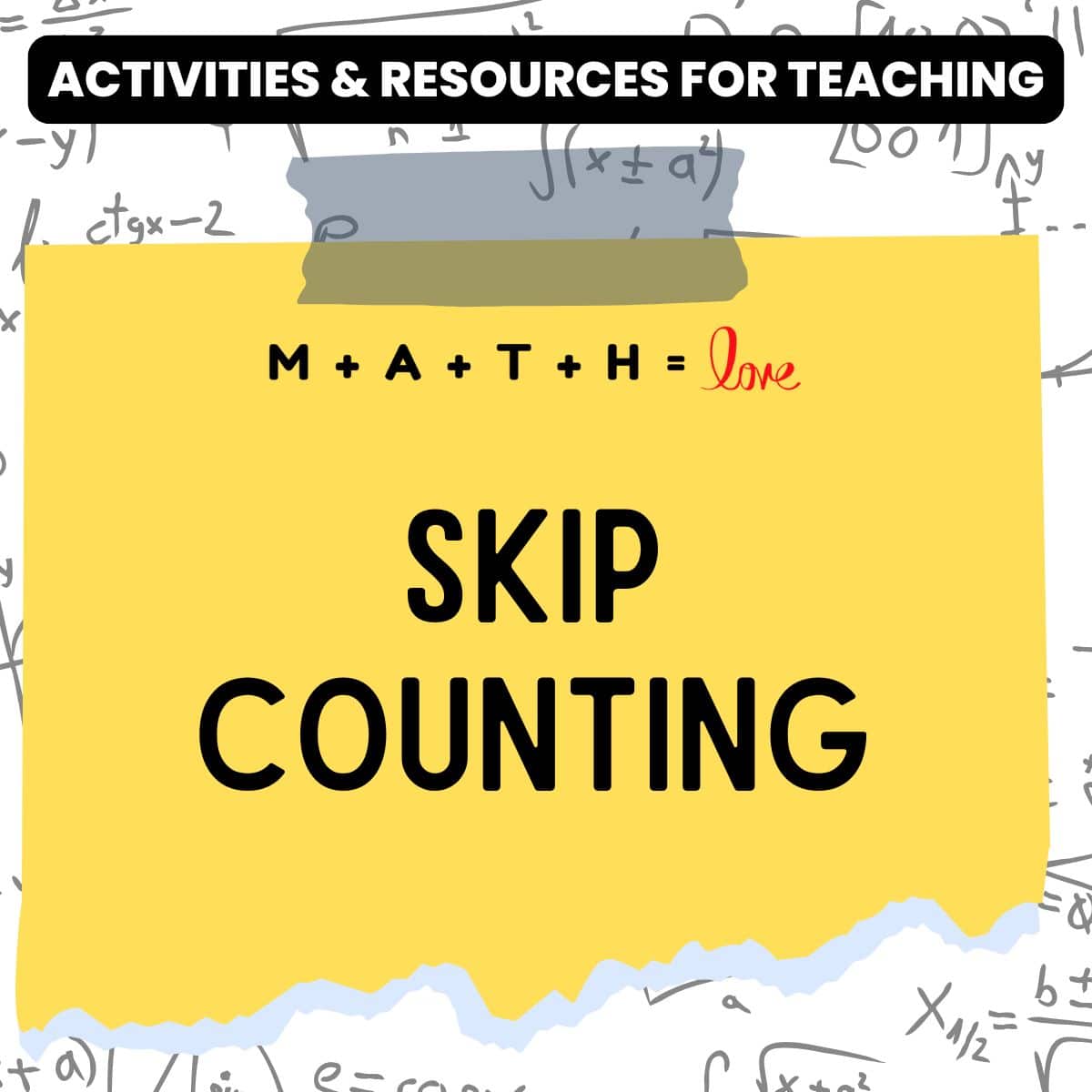 Skip Counting Activities and Teaching Resources | Math = Love