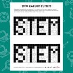 stem kakuro logic puzzle activity.