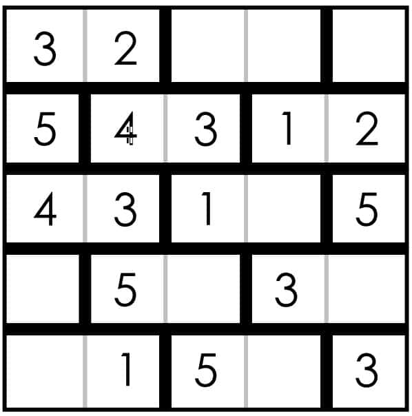 sample bricks logic puzzle.