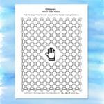 gloves hidden word puzzle.