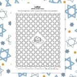latke hidden word puzzle for hanukkah.