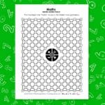 maths hidden word puzzle.