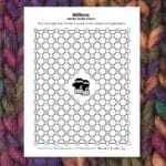 mittens hidden word puzzle for winter.